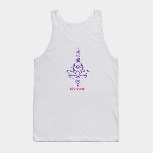 Om chakra, yoga mediation Tank Top